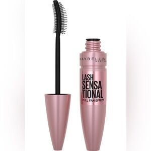 MAYBELLINE 254 very black mascara LASH SENSATIONAL®
WASHABLE MASCARA